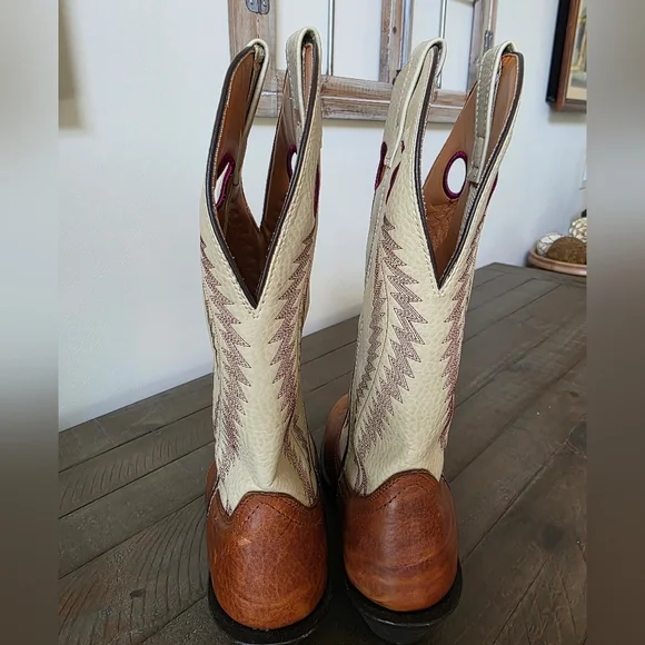 Laredo Western Leather Boots - Mens Size 9.5 - Picture 9 of 11